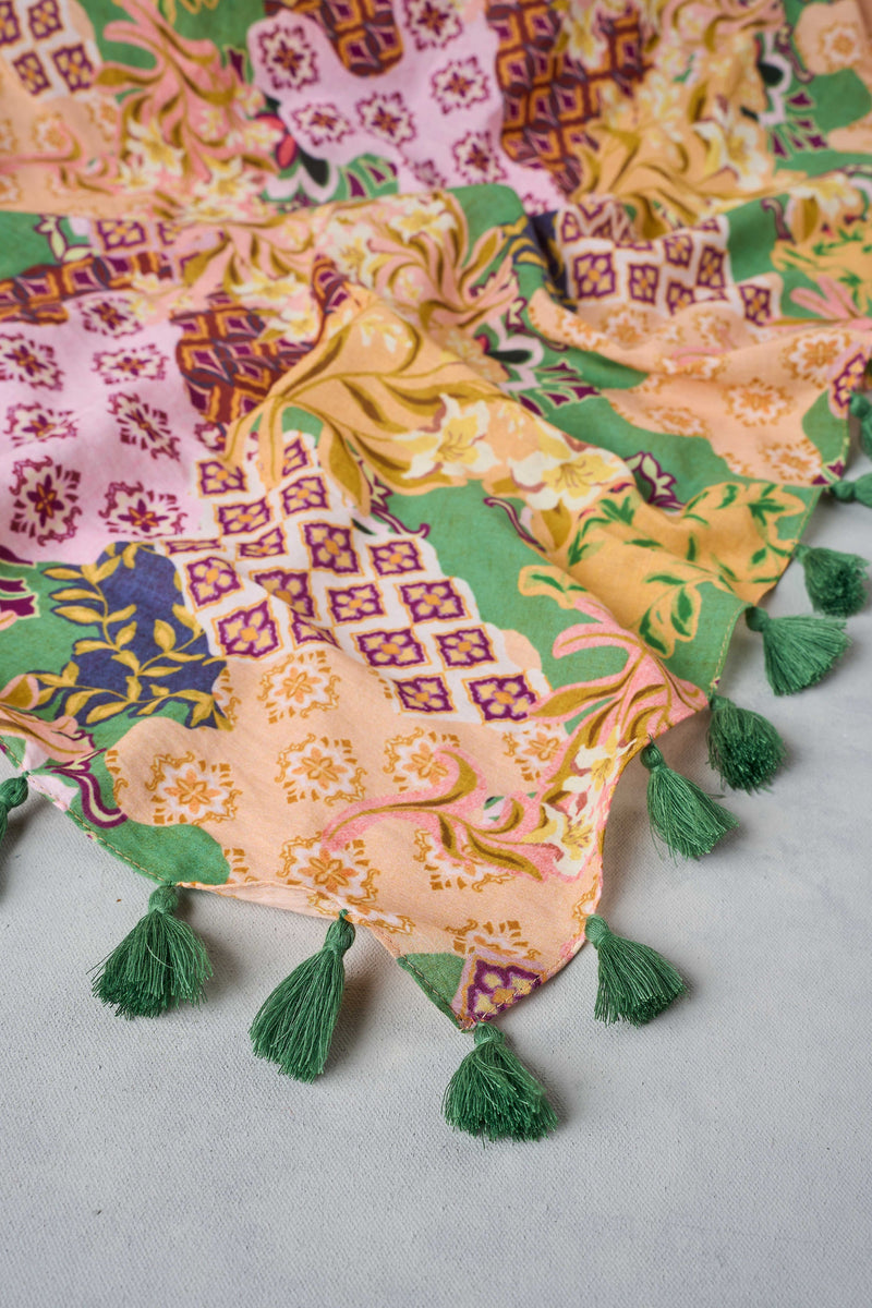 Chyka Patchwork Print Sarong