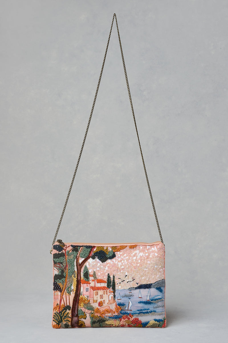 South of France Beaded Clutch - Multicolour