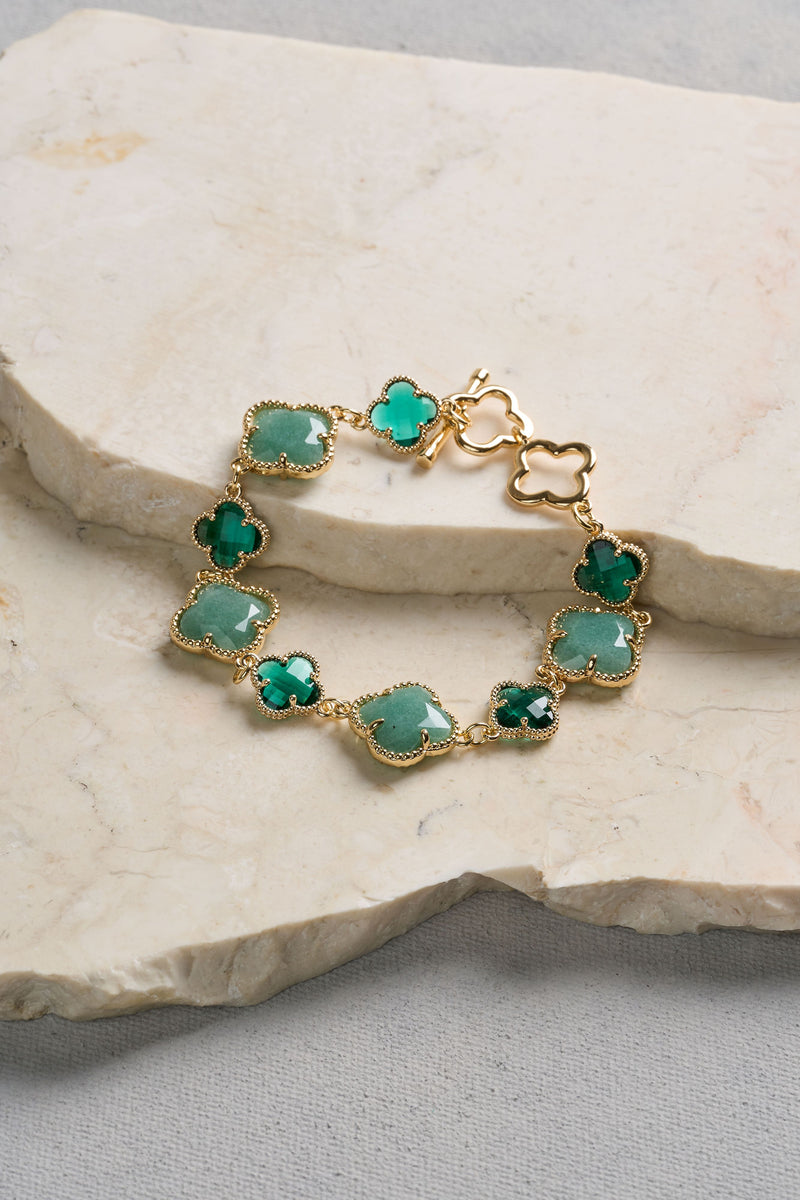 Clover Bracelet - Green