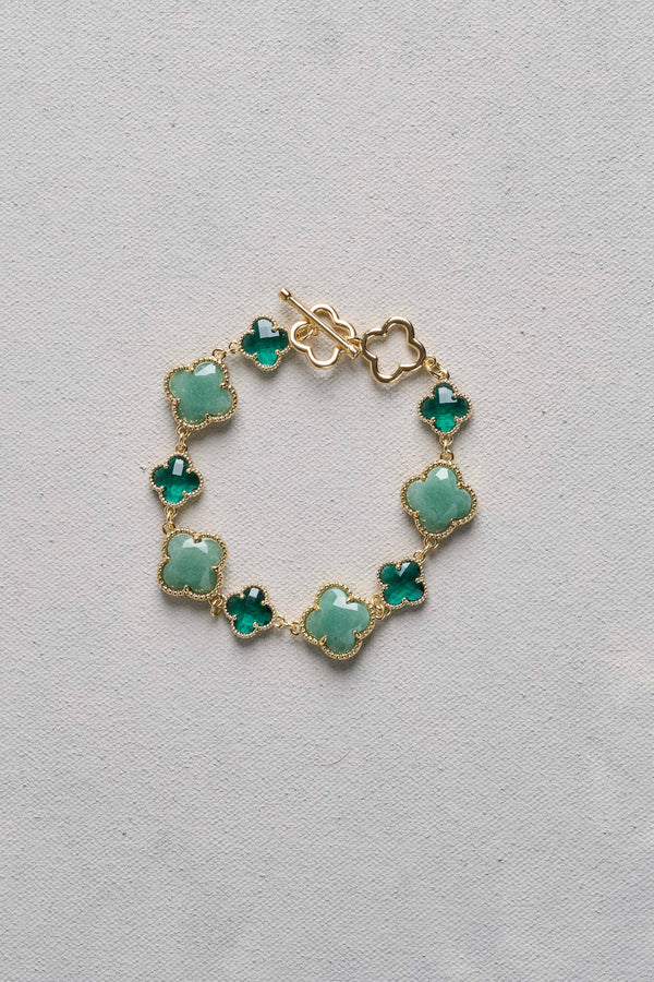 Clover Bracelet - Green