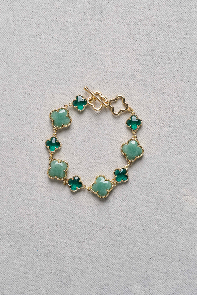 Clover Bracelet - Green