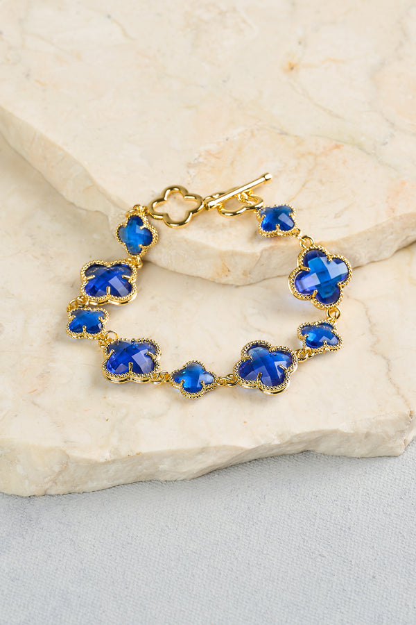 Clover Bracelet - Blue