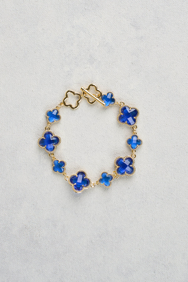 Clover Bracelet - Blue