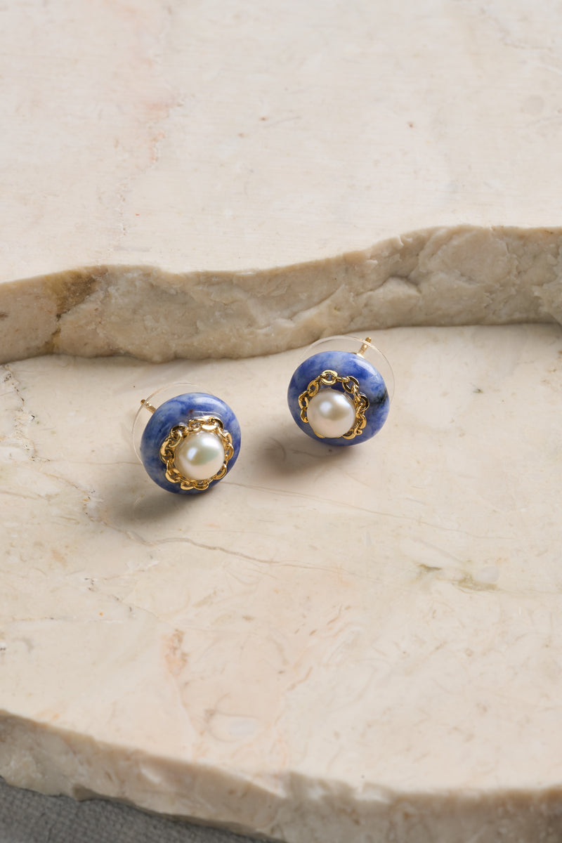 Dainty Studs - Blue