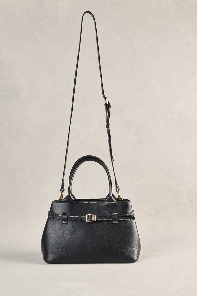 Buckle Detail Tote - Black