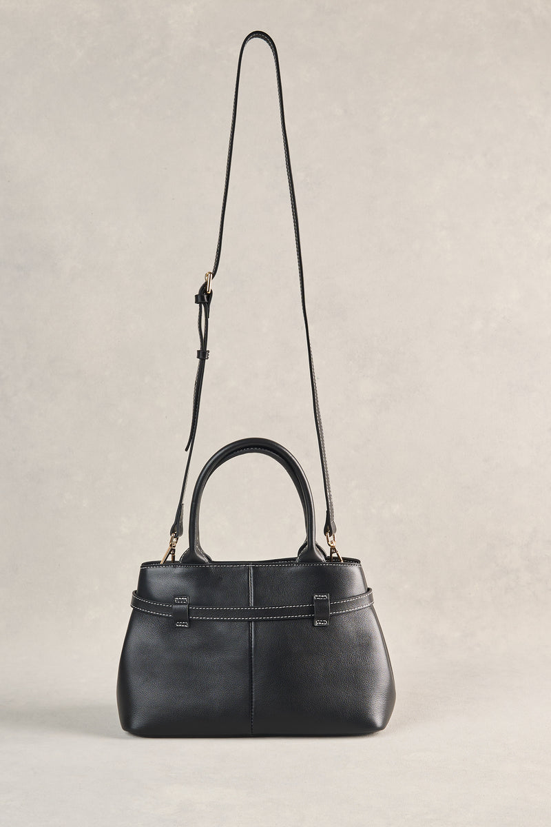 Buckle Detail Tote - Black