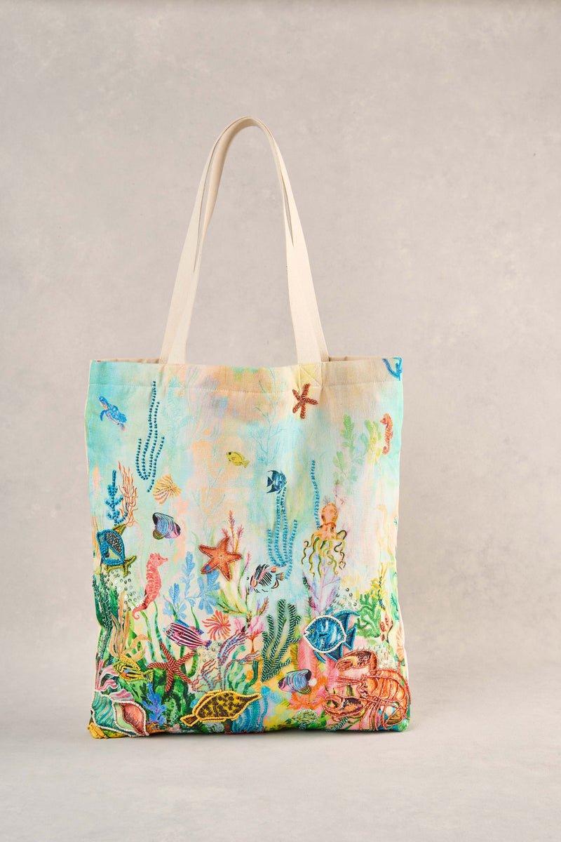 Nathalie Lété Beaded Tote - Multicolour