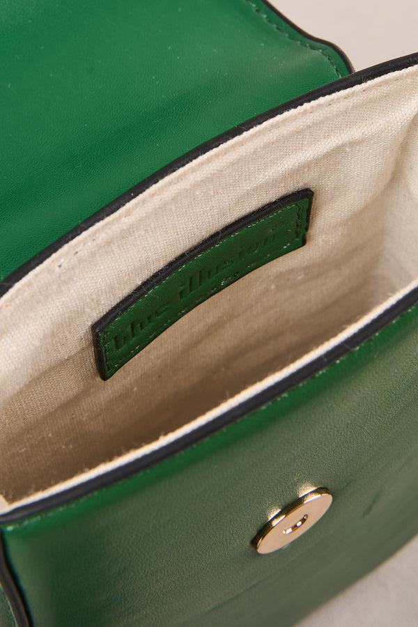 Structured Phone Bag - Green