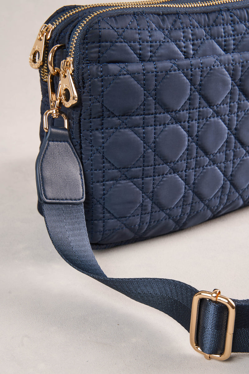 Quilted Crossbody - Ink