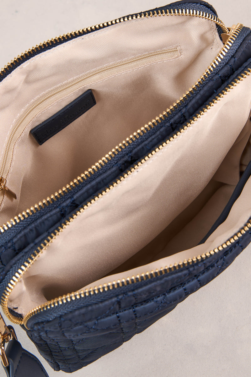 Quilted Crossbody - Ink