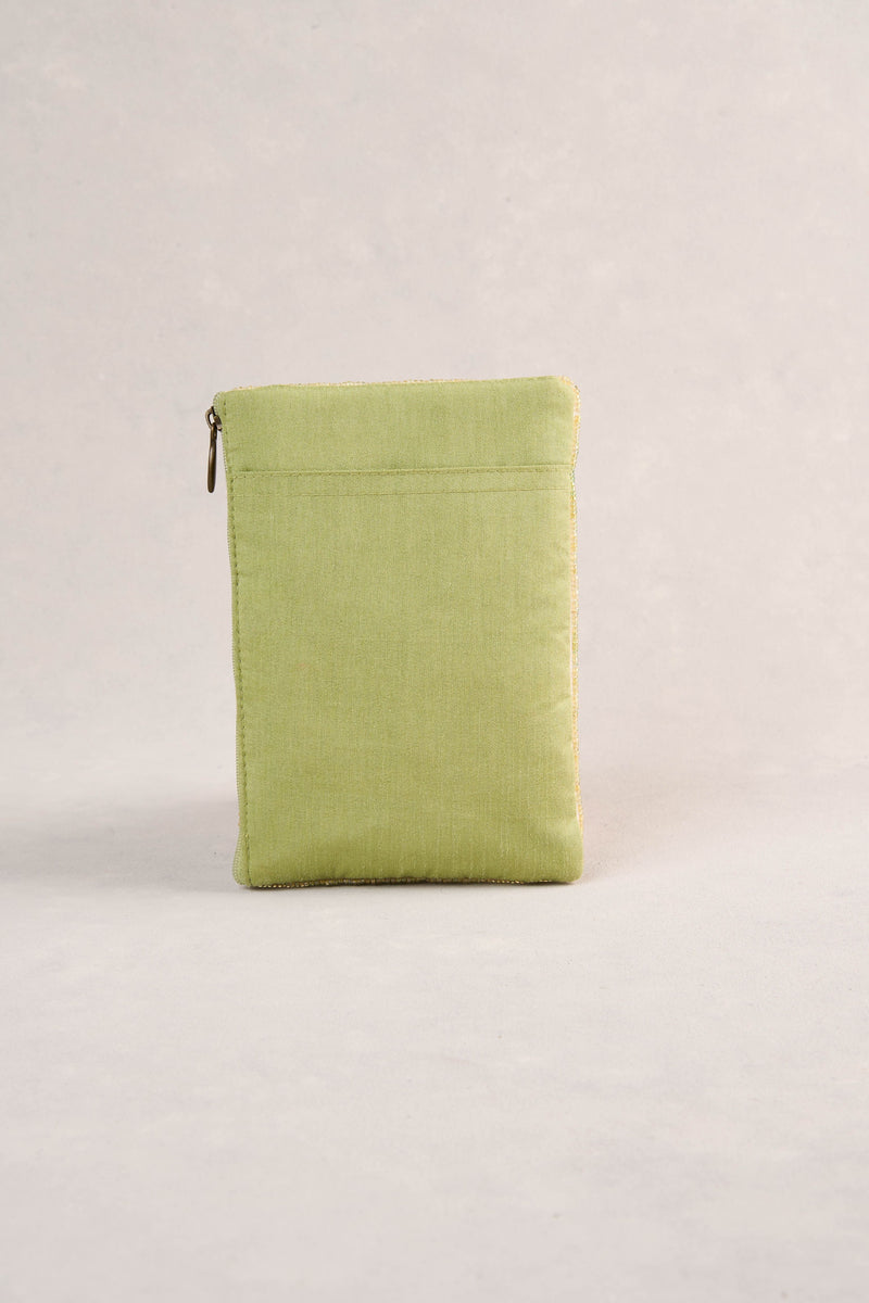 Paisley Print Cos Bag - Green