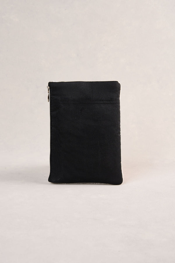 Paris Print Cos Bag - Black