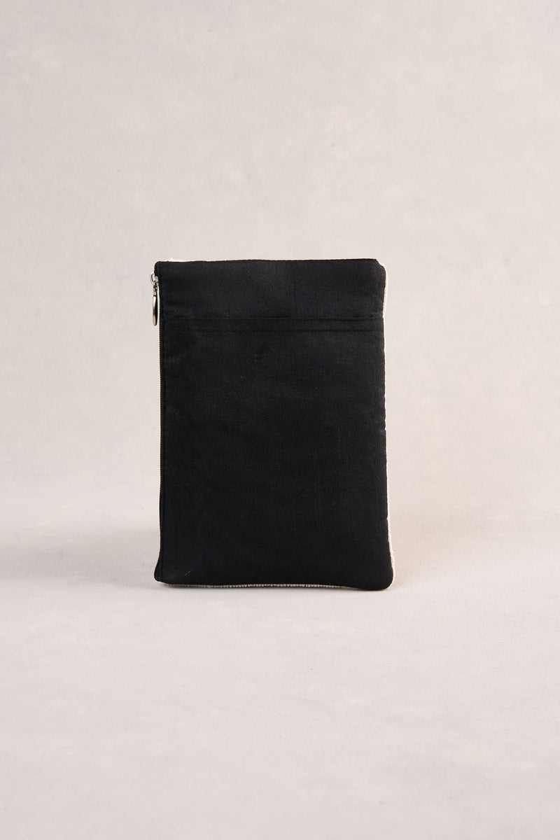 Paris Print Cos Bag - Black