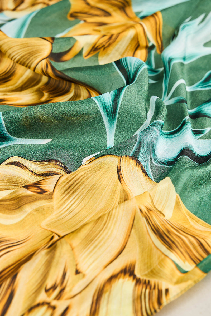 Floating Stems Scarf - Multicolour