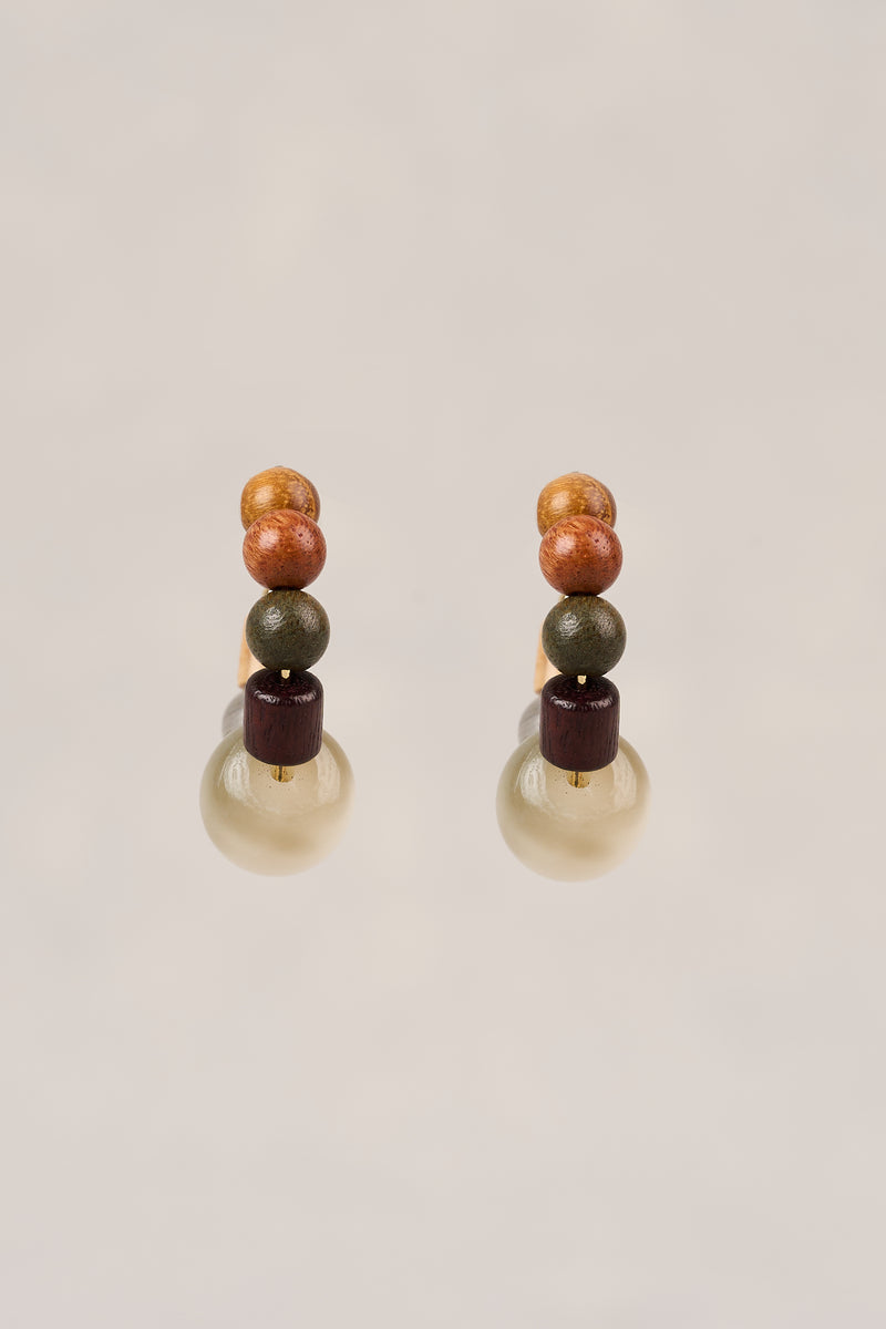 Beaded Hoops - Multicolour