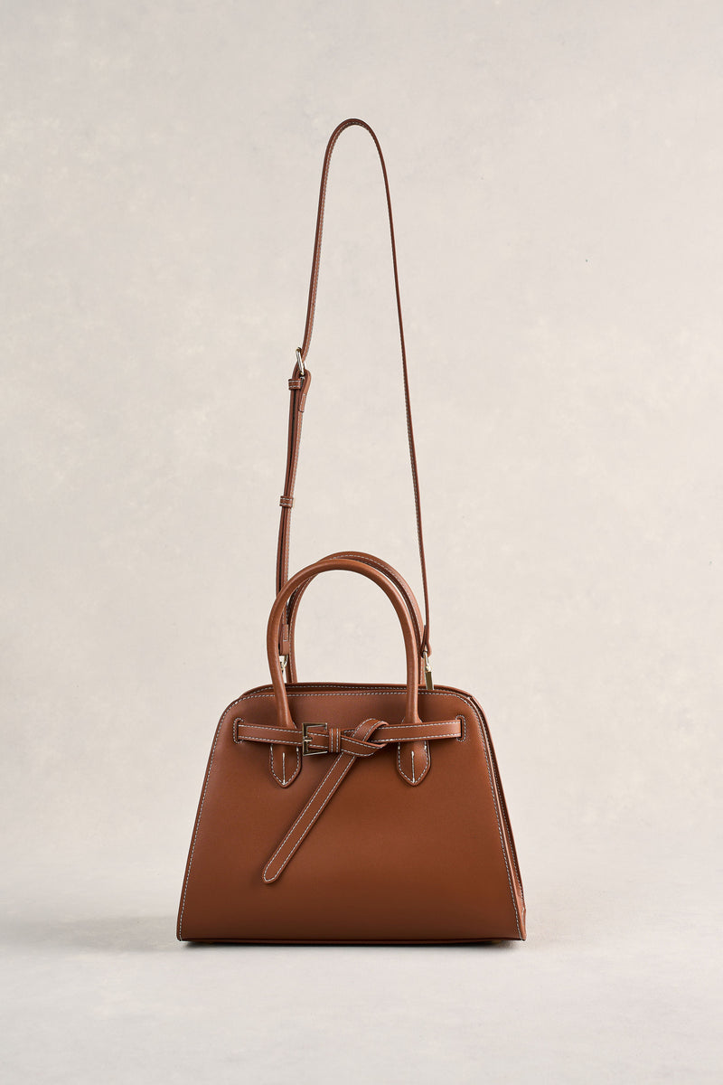 Bowler Bag - Dark Tan