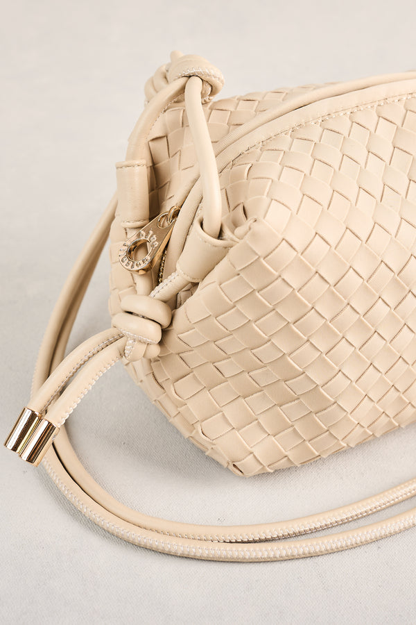 Soft Woven Crossbody - Stone