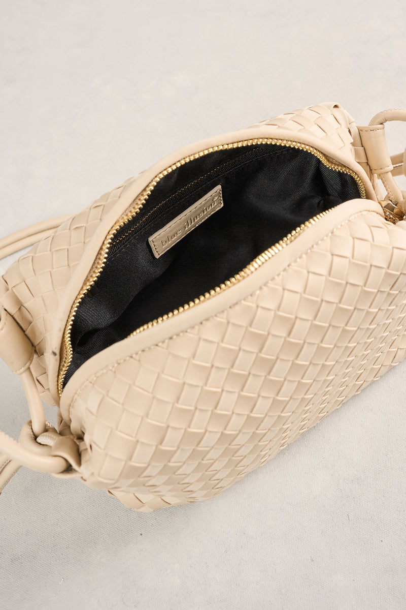 Soft Woven Crossbody - Stone