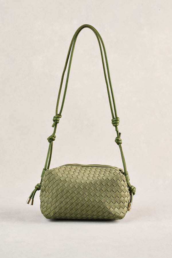 Soft Woven Crossbody - Khaki