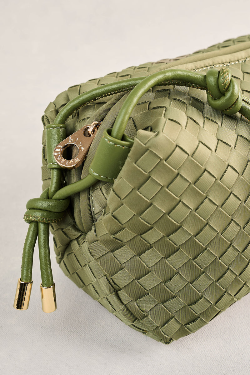 Soft Woven Crossbody - Khaki