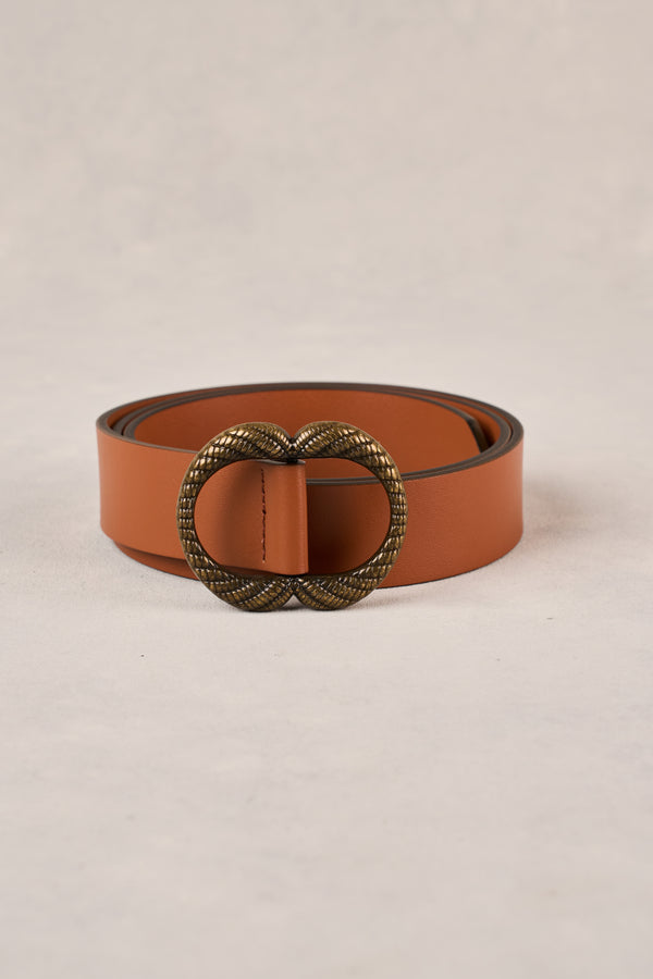 Sienna Leather Belt - Tan