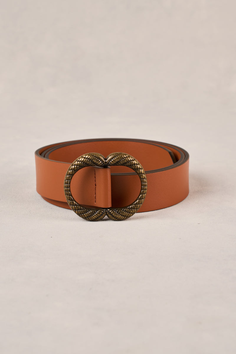 Sienna Leather Belt - Tan