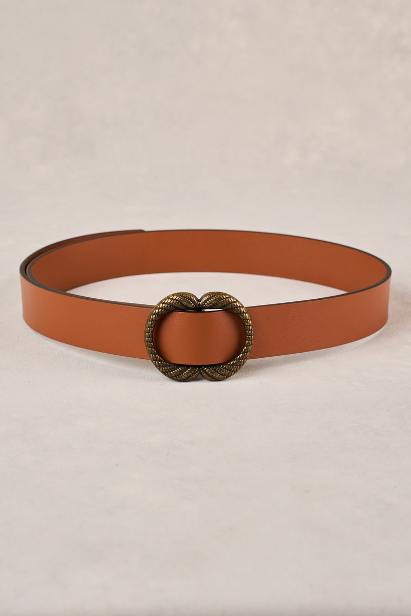 Sienna Leather Belt - Tan