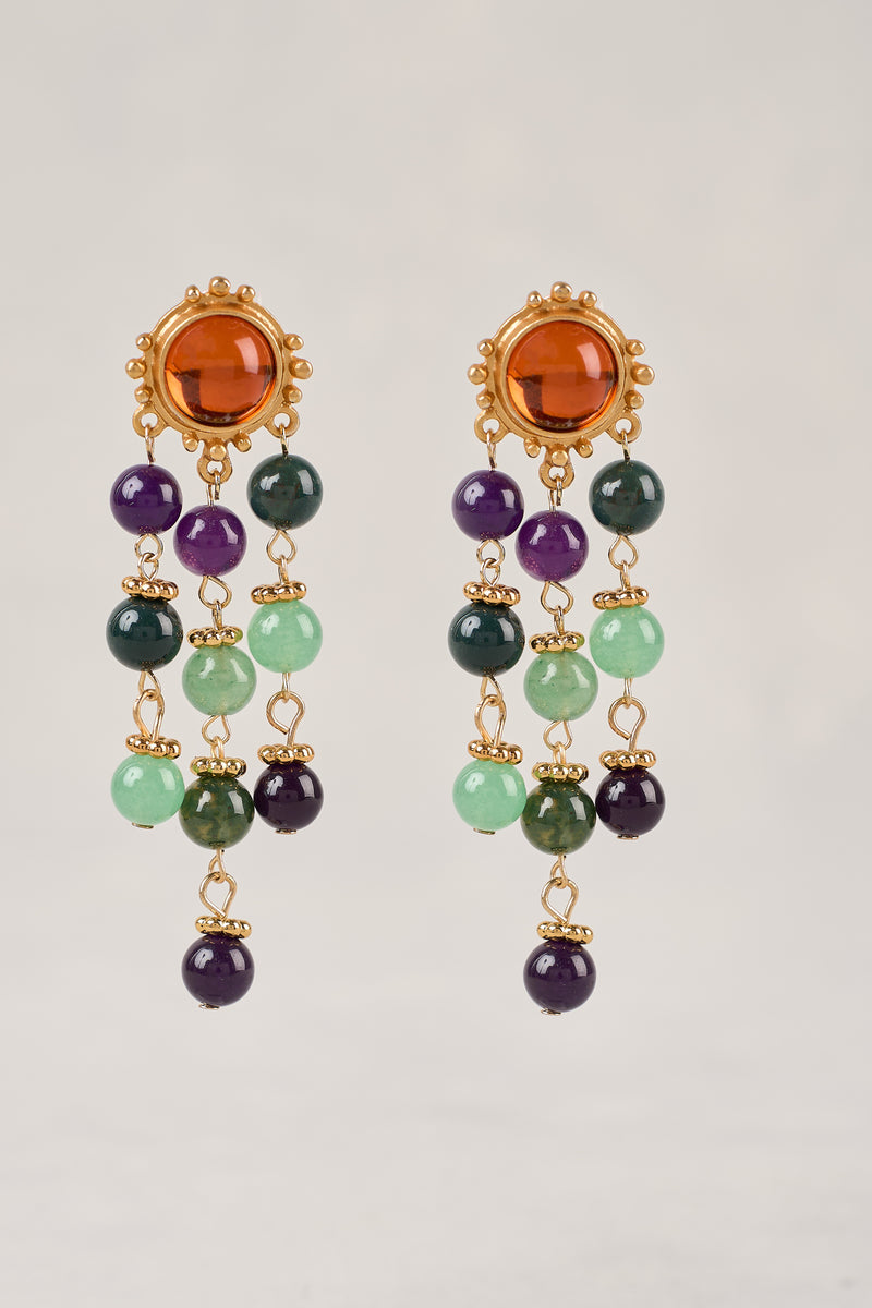 Chandelier Earrings - Multicolour