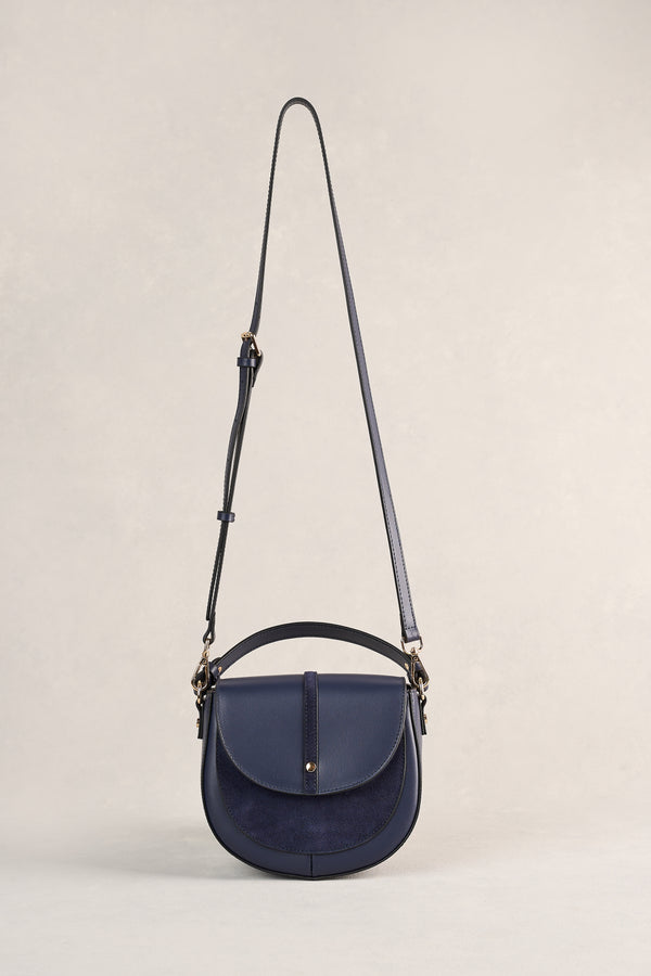 Spliced Cross Body Bag - Navy