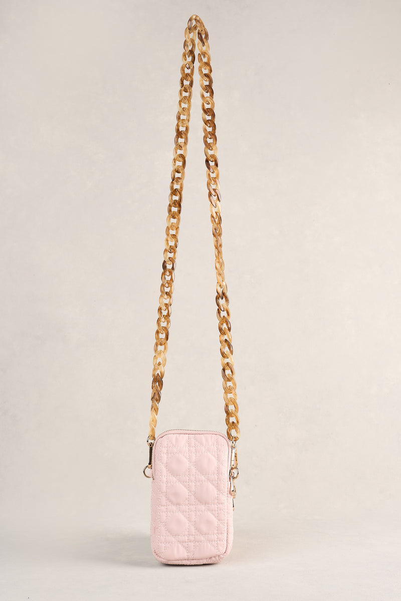 Quilted Phone Bag - Soft Pink