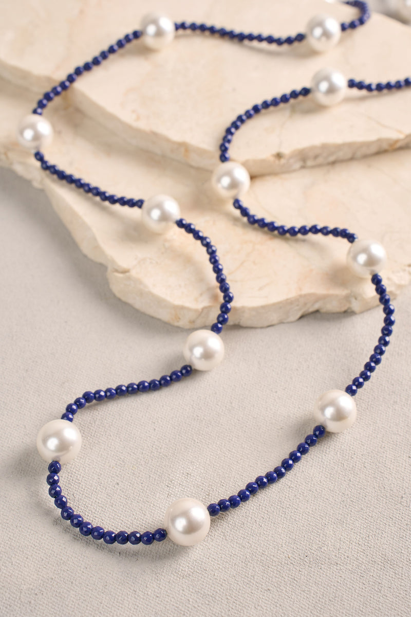 Chianna Necklace - Navy