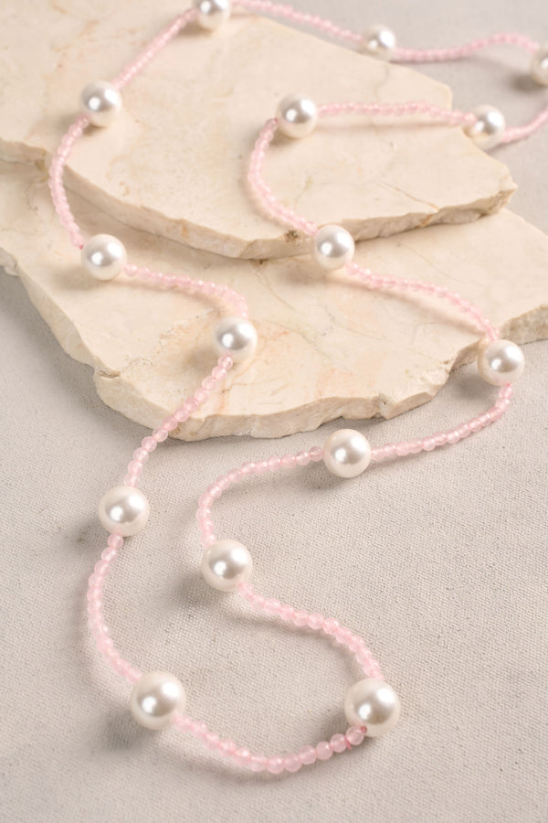 Chianna Necklace - Light Pink