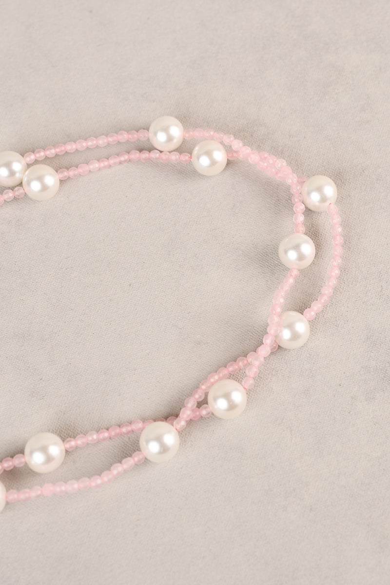 Chianna Necklace - Light Pink