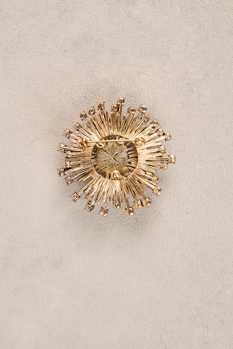 Diamante Cluster Brooch - Multicolour