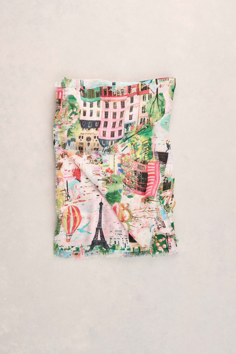 Amour Print Scarf - Multicolour