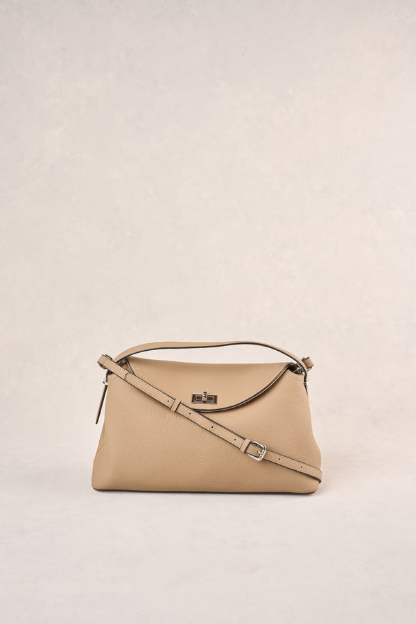 Folded Shoulder Bag - Taupe