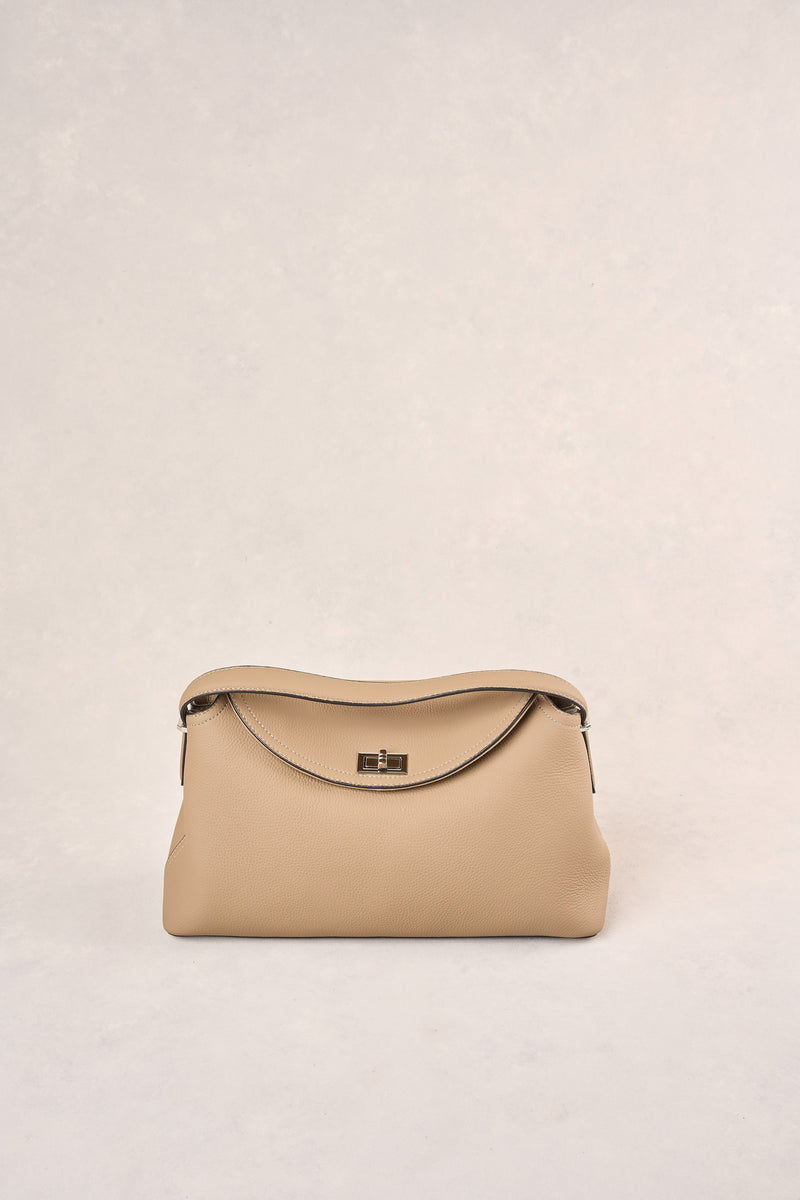 Folded Shoulder Bag - Taupe