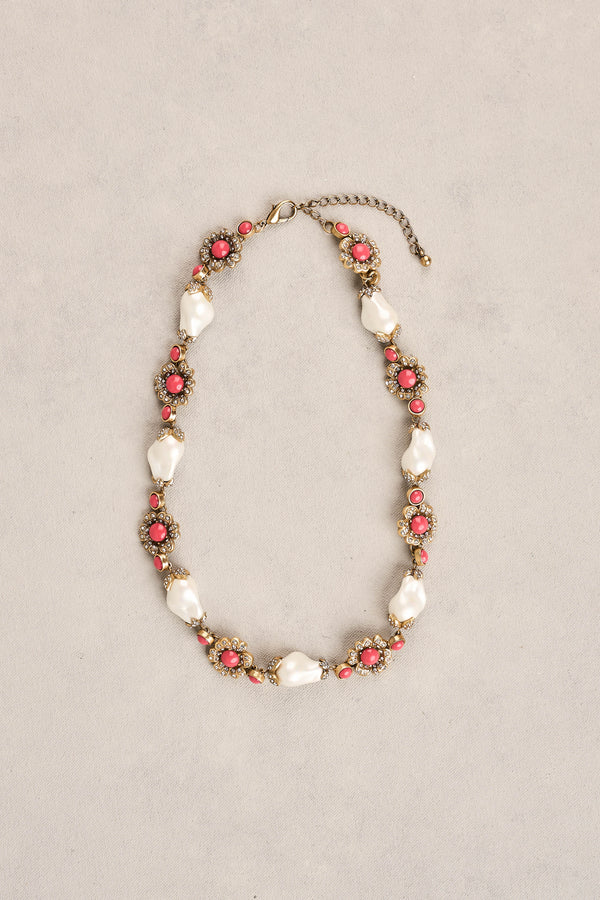 Statement Necklace - Pink