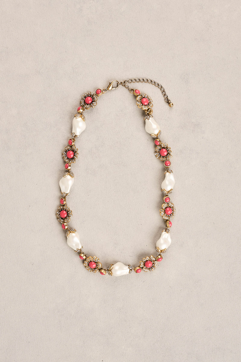 Statement Necklace - Pink