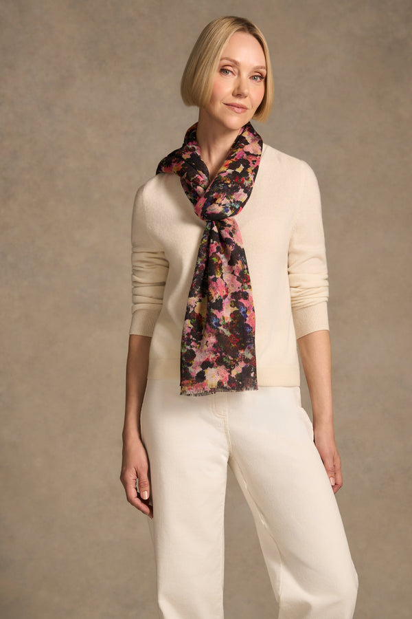 Floral Collage Scarf - Multi