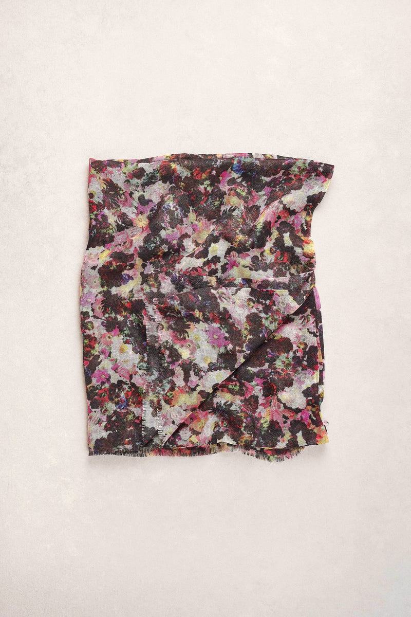 Floral Collage Scarf - Multi