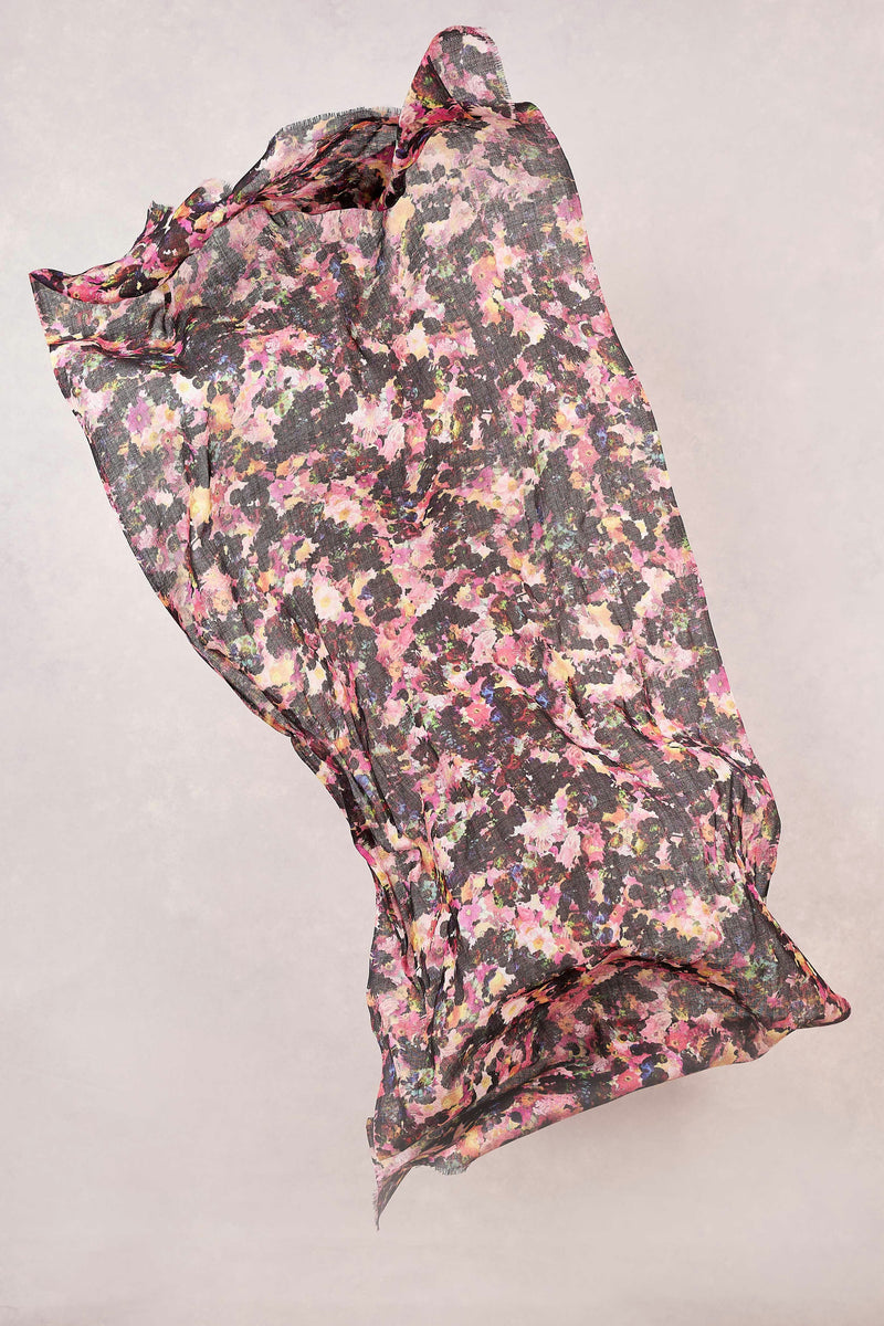 Floral Collage Scarf - Multi