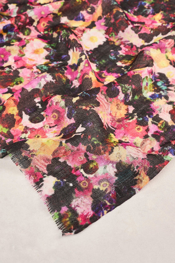 Floral Collage Scarf - Multi