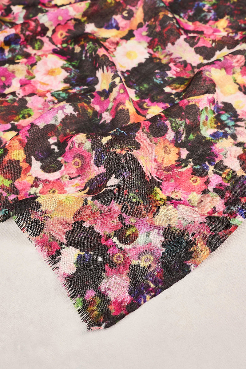 Floral Collage Scarf - Multi