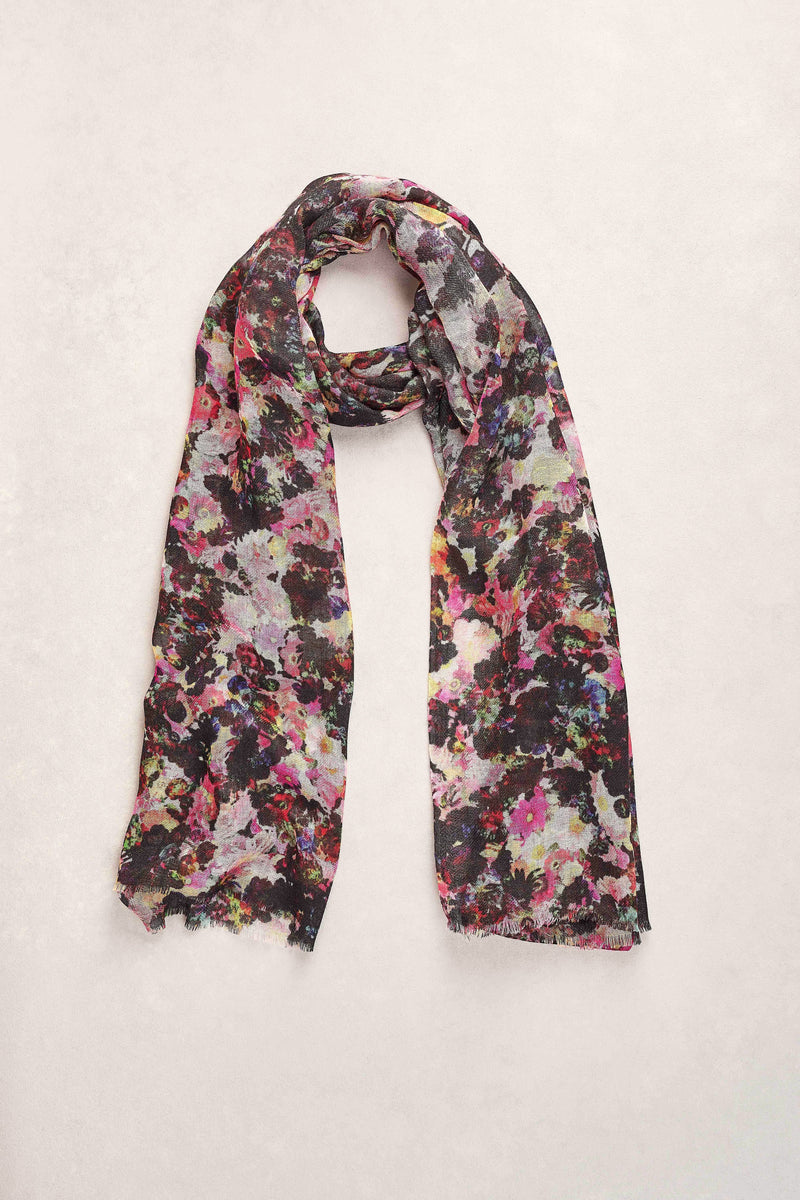 Floral Collage Scarf - Multi