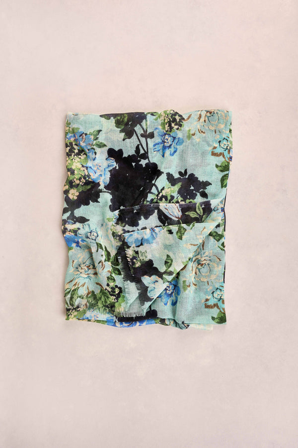 Midnight Blossom Scarf - Multicolour
