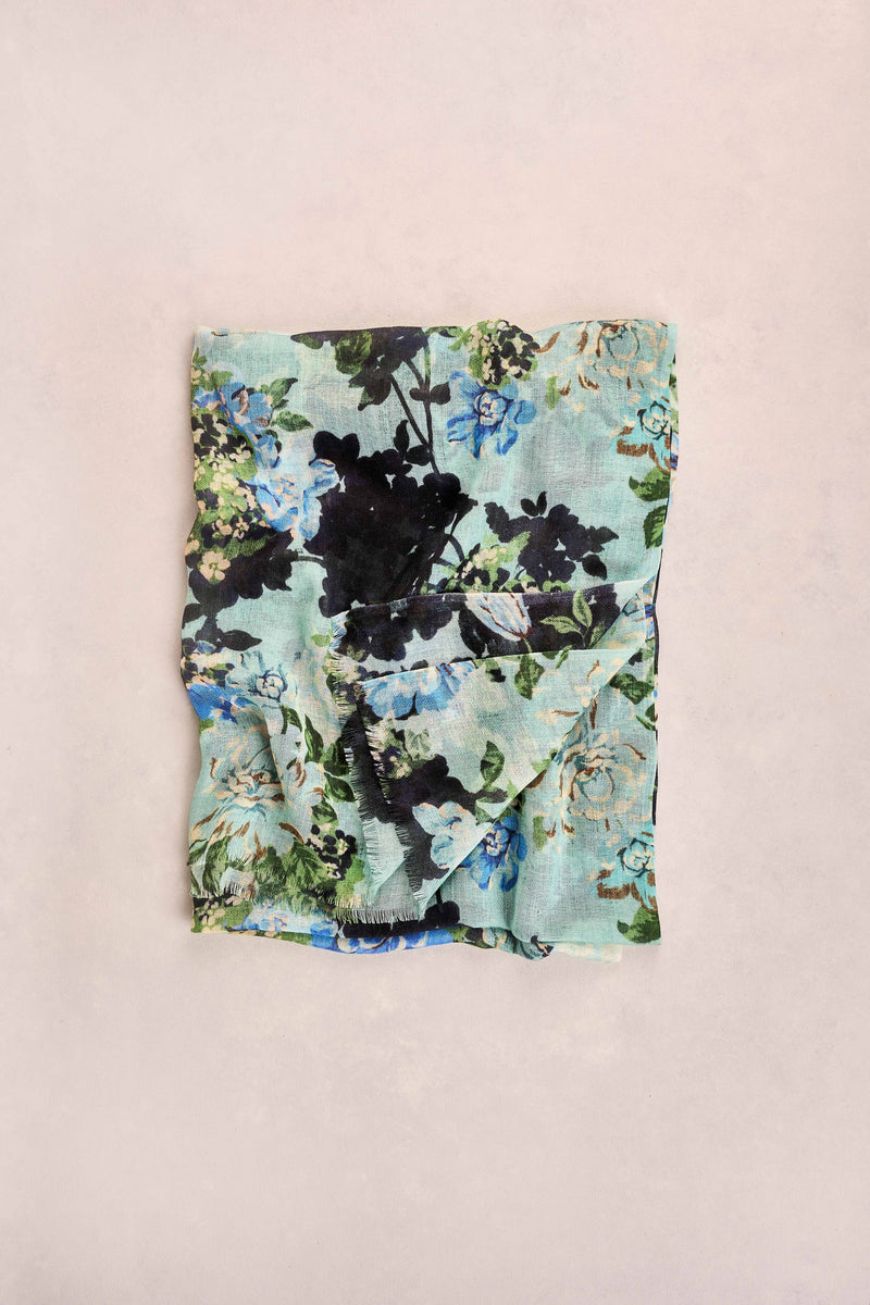 Midnight Blossom Scarf - Multicolour