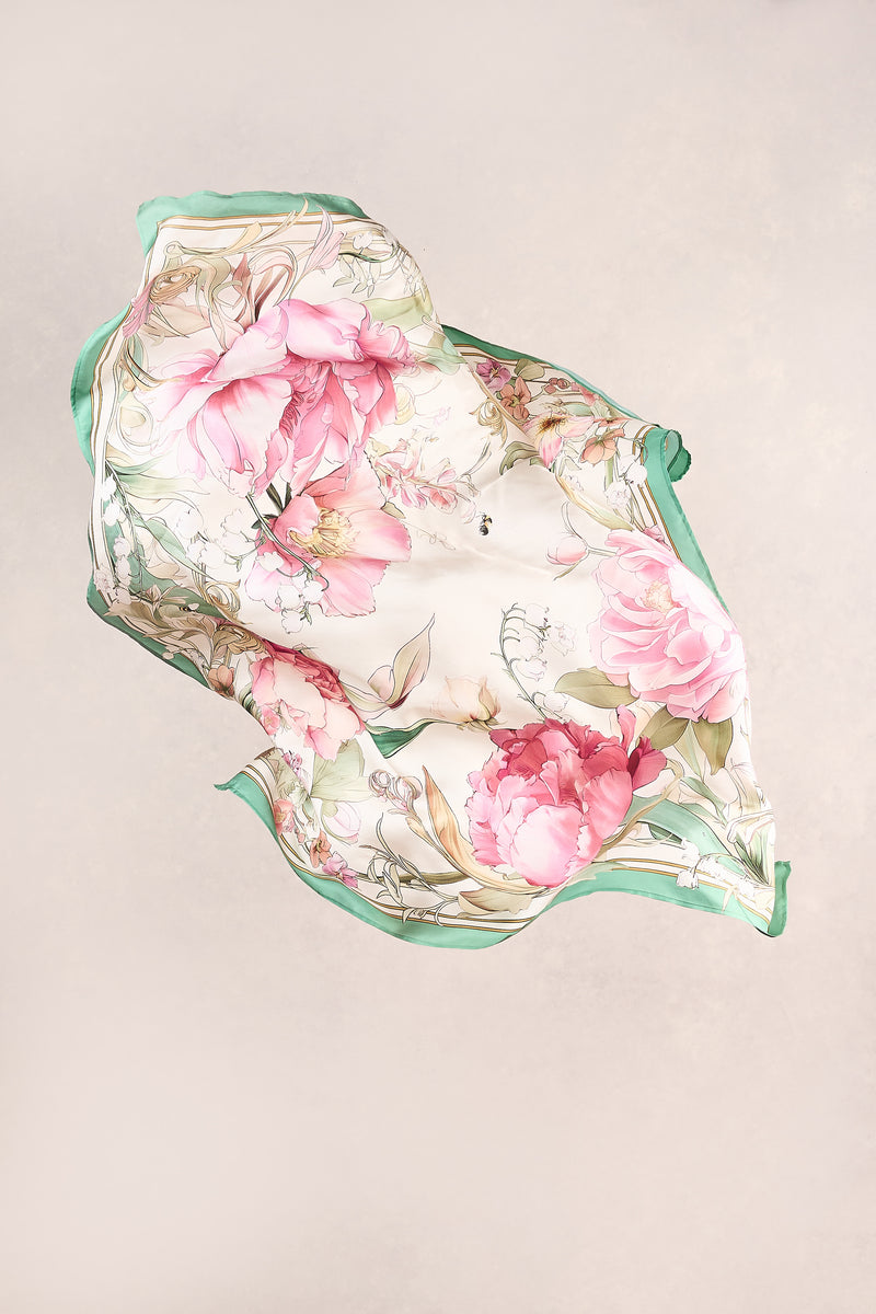 Catriona Silk Scarf - Multicolour