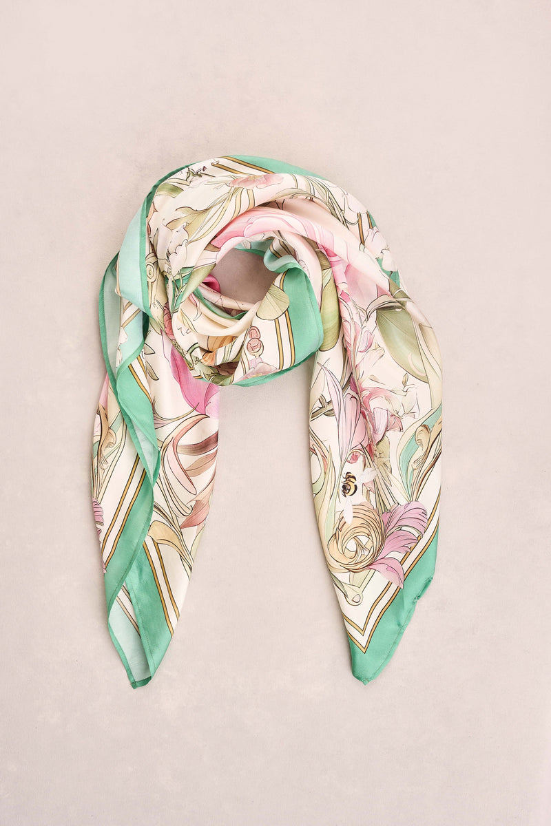 Catriona Silk Scarf - Multicolour