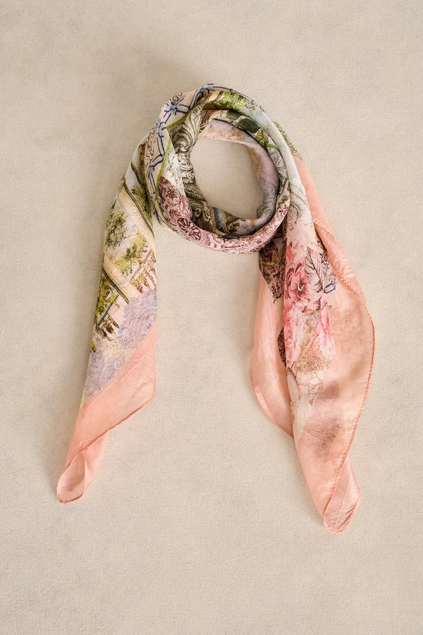 Villa Fleurie Scarf - Multicolour